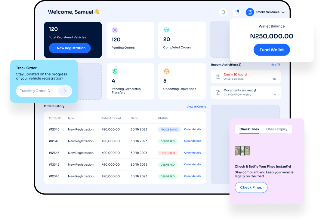 Fleet Management Dashboard